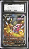 2023 Pokemon Crown Zenith Hoopa V Galarian Gallery Holo #GG53/GG70 CGC 10