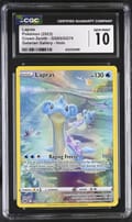2023 Pokemon Crown Zenith Lapras Galarian Gallery Holo #GG05/GG70 CGC 10