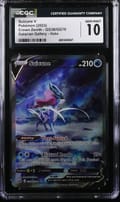 2023 Pokemon Crown Zenith Suicune V Galarian Gallery Holo #GG38/GG70 CGC 10