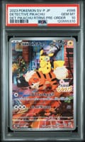 2023 Pokemon Japanese Sv-P Promo Detective Pikachu Detective Pikachu Returns Pre-Order #098 PSA 10