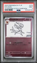 2023 Pokemon Japanese Sv-P Promo Sylveon Yu Nagaba X Pokemon Card Game Campaign #070 PSA 9