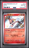 2023 Pokemon Japanese Sv4a-Shiny Treasure Ex Entei S #213 PSA 10