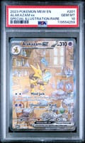 2023 Pokemon Mew En-151 Alakazam Ex Special Illustration Rare #201 PSA 10