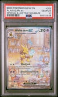 2023 Pokemon Mew En-151 Alakazam Ex Special Illustration Rare #201 PSA 10