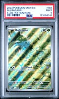 2023 Pokemon Mew En-151 Bulbasaur Illustration Rare #166 PSA 9