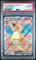 2023 Pokemon Mew En-151 Charizard Ex Ultra Rare #183 PSA 10