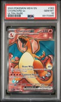 2023 Pokemon Mew En-151 Charizard Ex Ultra Rare #183 PSA 10