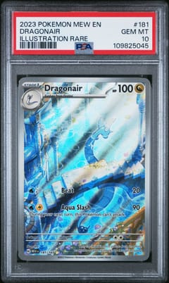 2023 Pokemon Mew En-151 Dragonair Illustration Rare #181 PSA 10
