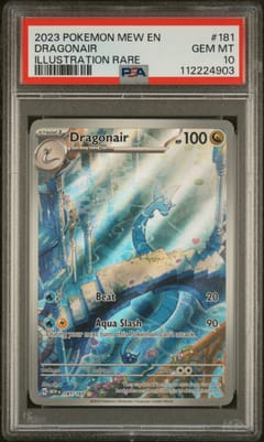 2023 Pokemon Mew En-151 Dragonair Illustration Rare #181 PSA 10