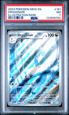 2023 Pokemon Mew En-151 Dragonair Illustration Rare #181 PSA 7