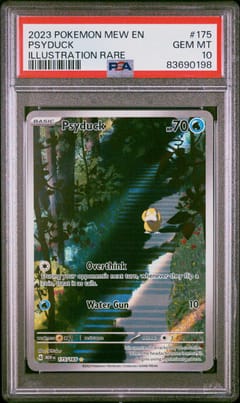2023 Pokemon Mew En-151 Psyduck Illustration Rare #175 PSA 10