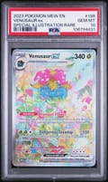 2023 Pokemon Mew En-151 Venusaur Ex Special Illustration Rare #198 PSA 10