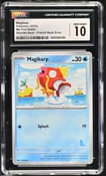 2023 Pokemon My First Battle Magikarp Squirtle Deck French Back Error CGC 10