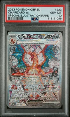 2023 Pokemon Obf En-Obsidian Flames Charizard Ex Special Illustration Rare #223 PSA 10