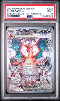 2023 Pokemon Obf En-Obsidian Flames Charizard Ex Special Illustration Rare #223 PSA 9