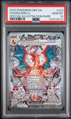 2023 Pokemon Obf En-Obsidian Flames Charizard Ex Special Illustration Rare #223 PSA 10