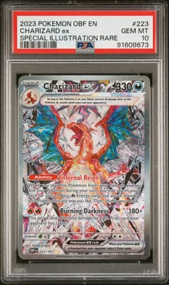 2023 Pokemon Obf En-Obsidian Flames Charizard Ex Special Illustration Rare #223 PSA 10