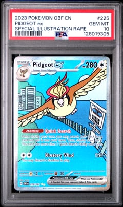 2023 Pokemon Obf En-Obsidian Flames Pidgeot Ex Special Illustration Rare #225 PSA 10