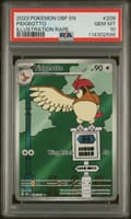2023 Pokemon Obf En-Obsidian Flames Pidgeotto Illustration Rare #208 PSA 10