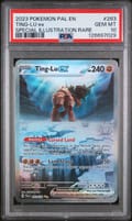 2023 Pokemon Pal En-Paldea Evolved Ting-Lu Ex Special Illustration Rare #263 PSA 10