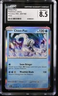 2023 Pokemon Paradox Rift Chien-Pao Holo #057/182 CGC 8.5
