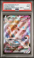2023 Pokemon Play! Pokemon Prize Pack: Series 2 Full Art / Mew Vmax #114 PSA 9