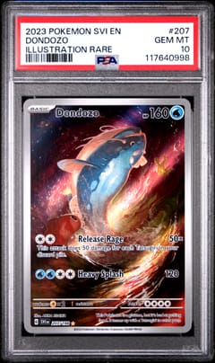 2023 Pokemon Svi En-Scarlet & Violet Dondozo Illustration Rare #207 PSA 10