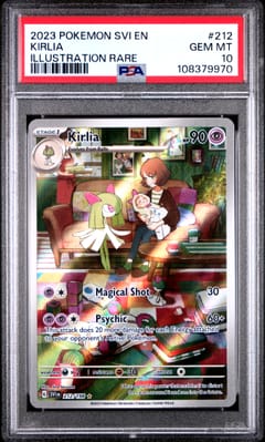 2023 Pokemon Svi En-Scarlet & Violet Kirlia Illustration Rare #212 PSA 10