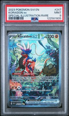 2023 Pokemon Svi En-Scarlet & Violet Koraidon Ex Special Illustration Rare #247 PSA 9