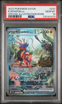 2023 Pokemon Svi En-Scarlet & Violet Koraidon Ex Special Illustration Rare #247 PSA 10