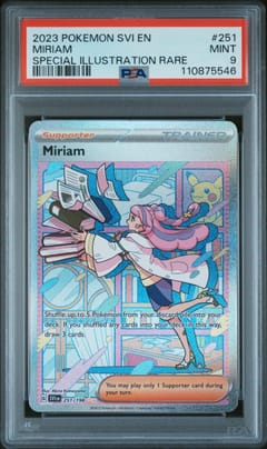 2023 Pokemon Svi En-Scarlet & Violet Miriam Special Illustration Rare #251 PSA 9