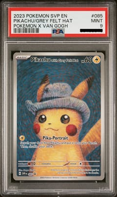 2023 Pokemon SVP Black Star Promos Pikachu with Grey Felt Hat Full Art #085 PSA 9