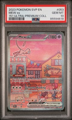 2023 Pokemon Svp En-Sv Black Star Promo Mew Ex 151 Ultra-Premium Coll #053 PSA 10