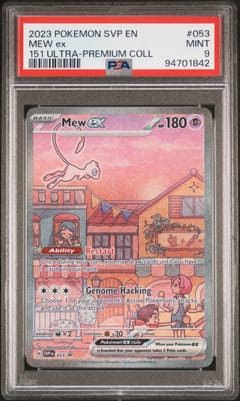 2023 Pokemon Svp En-Sv Black Star Promo Mew Ex 151 Ultra-Premium Coll #053 PSA 9
