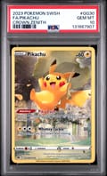2023 Pokemon Sword and Shield Crown Zenith Fa / Pikachu Crown Zenith #GG30 PSA 10