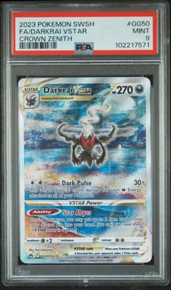 2023 Pokemon Sword And Shield Crown Zenith Fa/Darkrai Vstar Crown Zenith #GG50 PSA 9