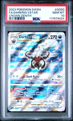 2023 Pokemon Sword and Shield Crown Zenith Full Art / Darkrai Vstar #GG50 PSA 10