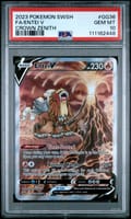 2023 Pokemon Sword and Shield Crown Zenith Full Art / Entei V #GG36 PSA 10