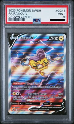 2023 Pokemon Sword and Shield Crown Zenith #GG41 Full Art / Raikou V