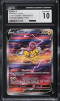 2023 Pokemon Sword & Shield: Crown Zenith Raikou V Galarian Gallery Ultra Rare #GG41 CGC 10