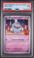 2023 Pokemon Trick or Trade Greavard #104 PSA 9