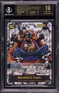2024 One Piece Card Game Emperors in the New World Marshall.D.Teach MANGA ART SR #OP09093 BGS 10  Black