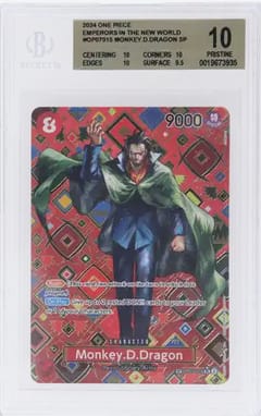 2024 One Piece Card Game Emperors in the New World Monkey.D.Dragon SP #OP07015 BGS 10 P