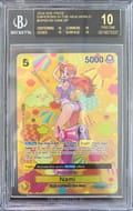 2024 One Piece Card Game Emperors in the New World Nami SP #OP08106 BGS 10  Black