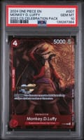 2024 One Piece Championship 2023 Celebration Pack Monkey D. Luffy #007 PSA 10