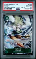 2024 One Piece Championship 2024 Event Pack Monet #036 PSA 10