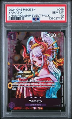 2024 One Piece Championship 2024 Event Pack Yamato #046 PSA 10