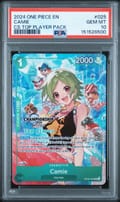 2024 One Piece Championship 2024 Top Player Pack Camie #025 PSA 10