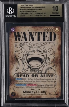 2024 One Piece Emperors in the New World #OP05119 Monkey.D.Luffy WANTED POSTER SP