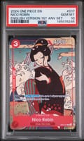 2024 One Piece English Version 1st Anniversary Set Nico Robin #017 PSA 10